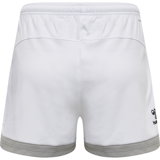 hmlLEAD WOMENS POLY SHORTS, WHITE, packshot