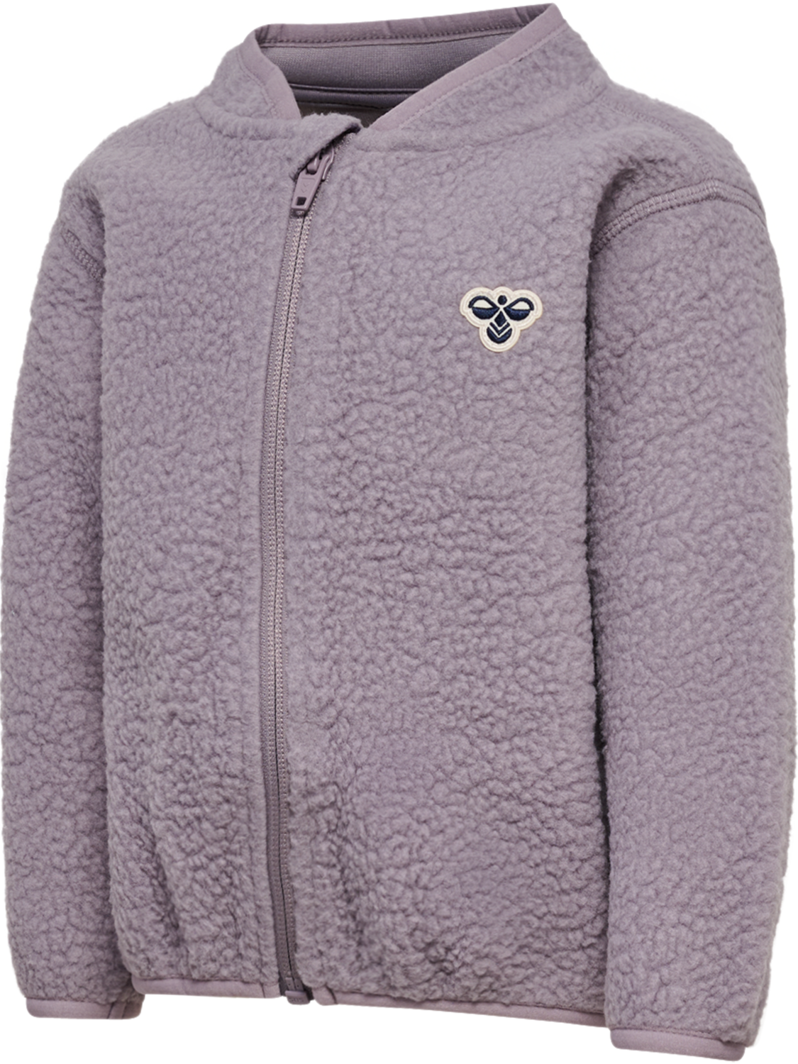 hmlMINI ATLAS FLEECE ZIP JACKET, GRAY RIDGE, packshot