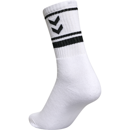 hml4-PACK TRIPLE STRIPE SOCK, WHITE, packshot