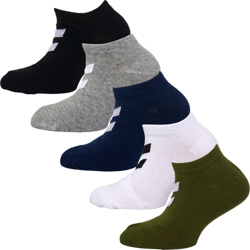 hmlMATCH ME SOCK 5-PACK, DARK OLIVE, packshot