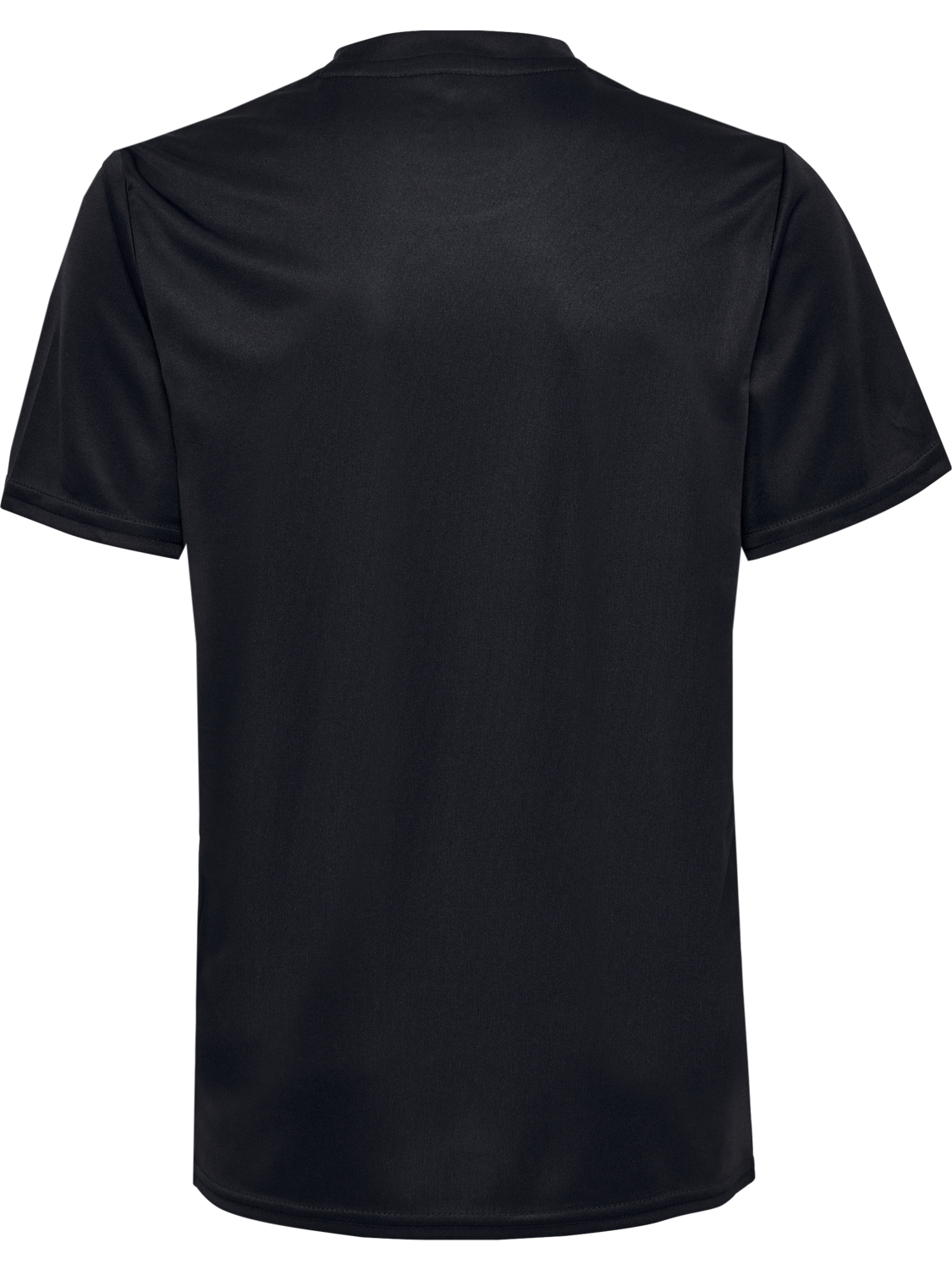 hmlESSENTIAL JERSEY S/S KIDS, BLACK, packshot