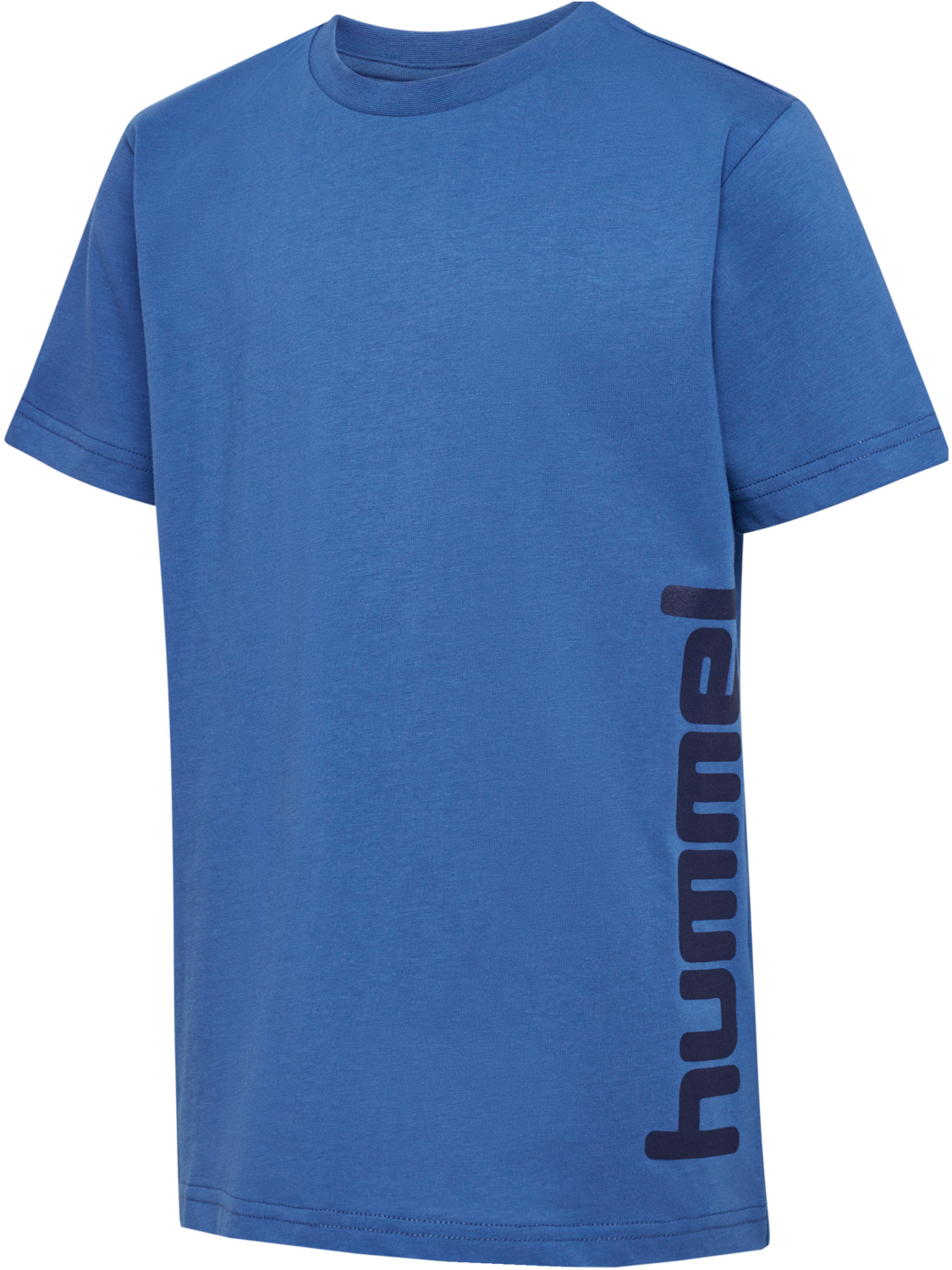 hmlPRINT T-SHIRT S/S, BRIGHT COBALT/BLACK IRIS, packshot