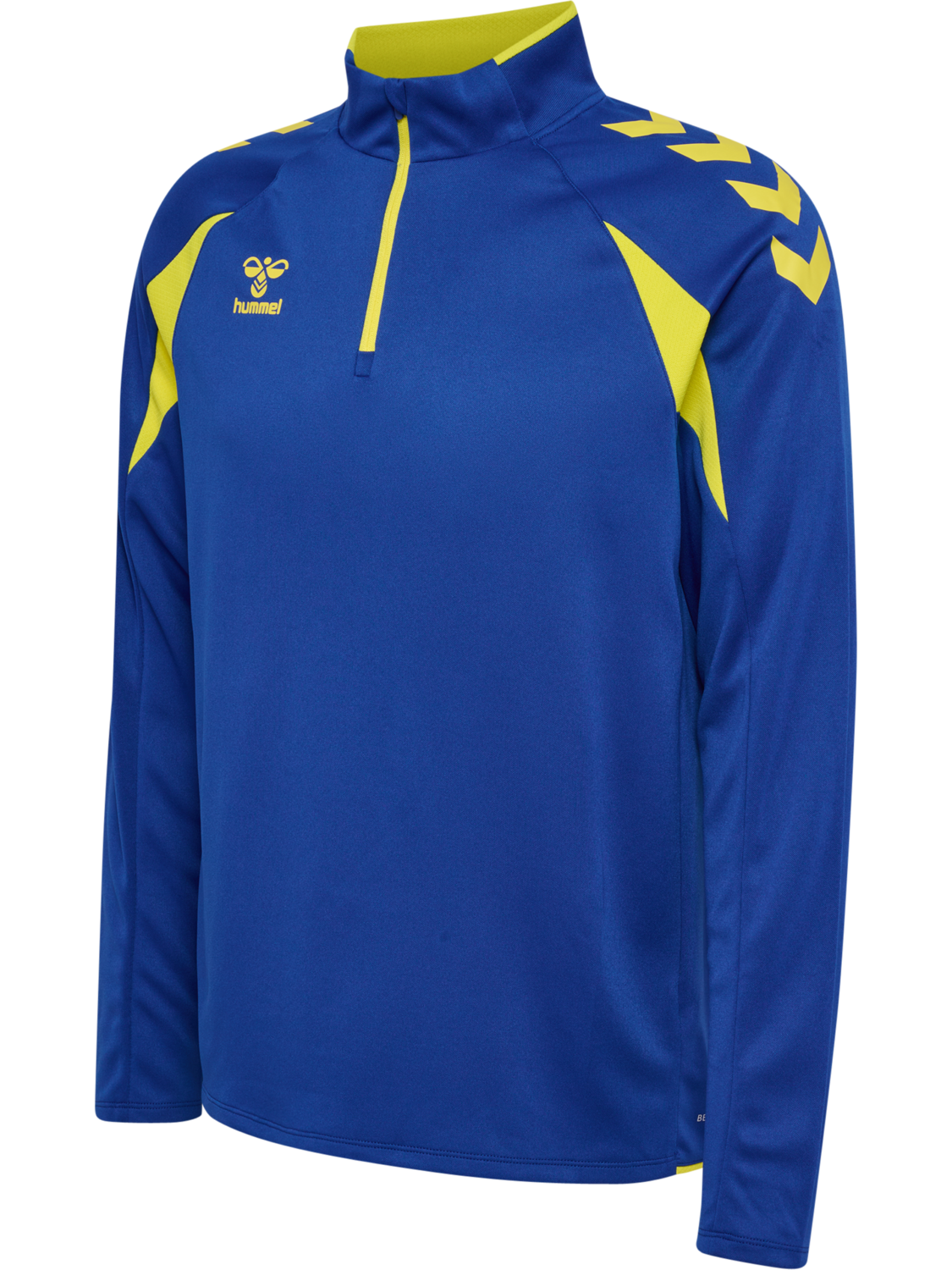 hmlCORE 2.0 HALF ZIP, TRUE BLUE/BLAZING YELLOW, packshot