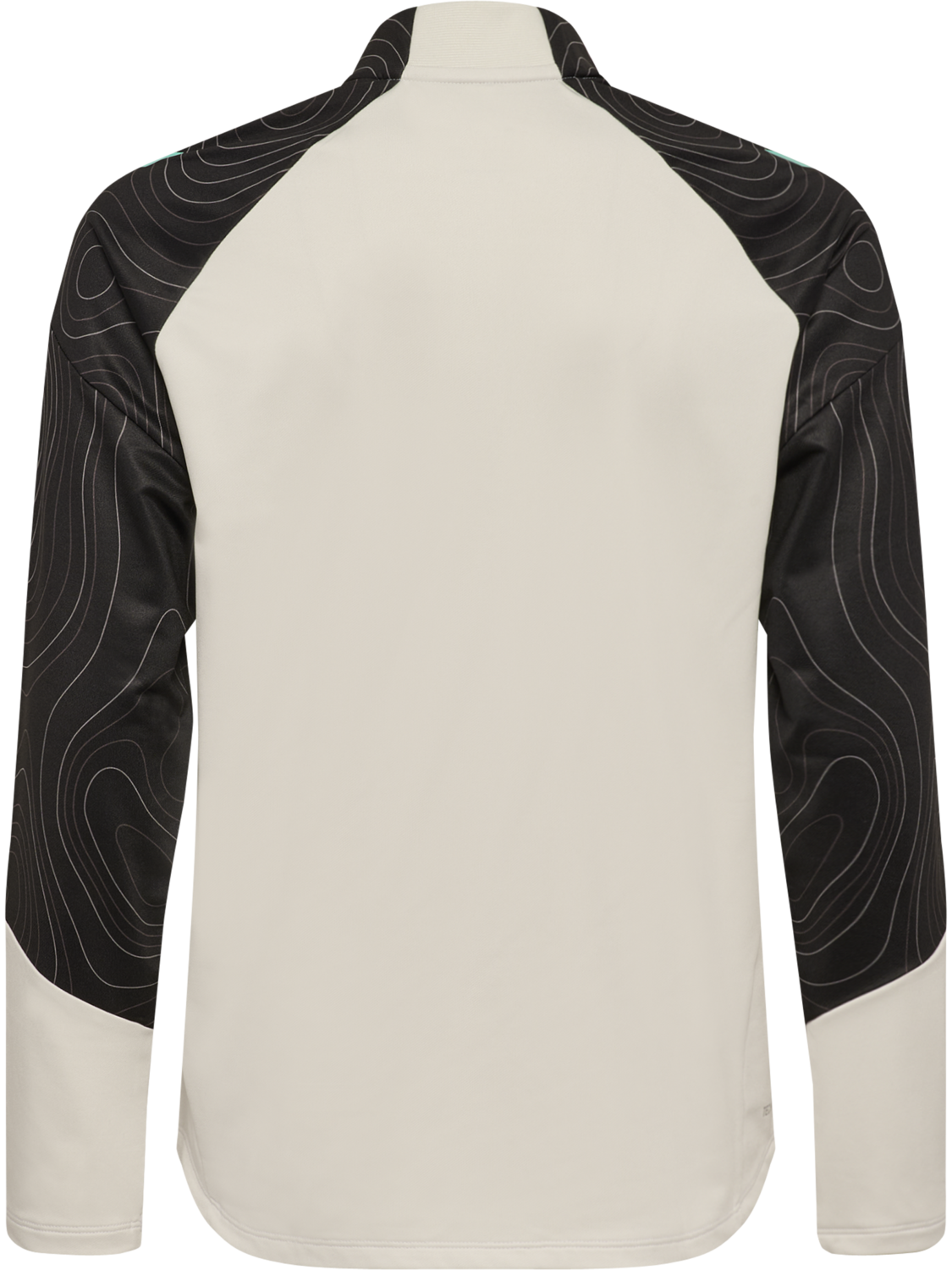 hmlBLAZE 2.0 TRAINING HALF ZIP KIDS, VAPOROUS GRAY/POOL BLUE, packshot