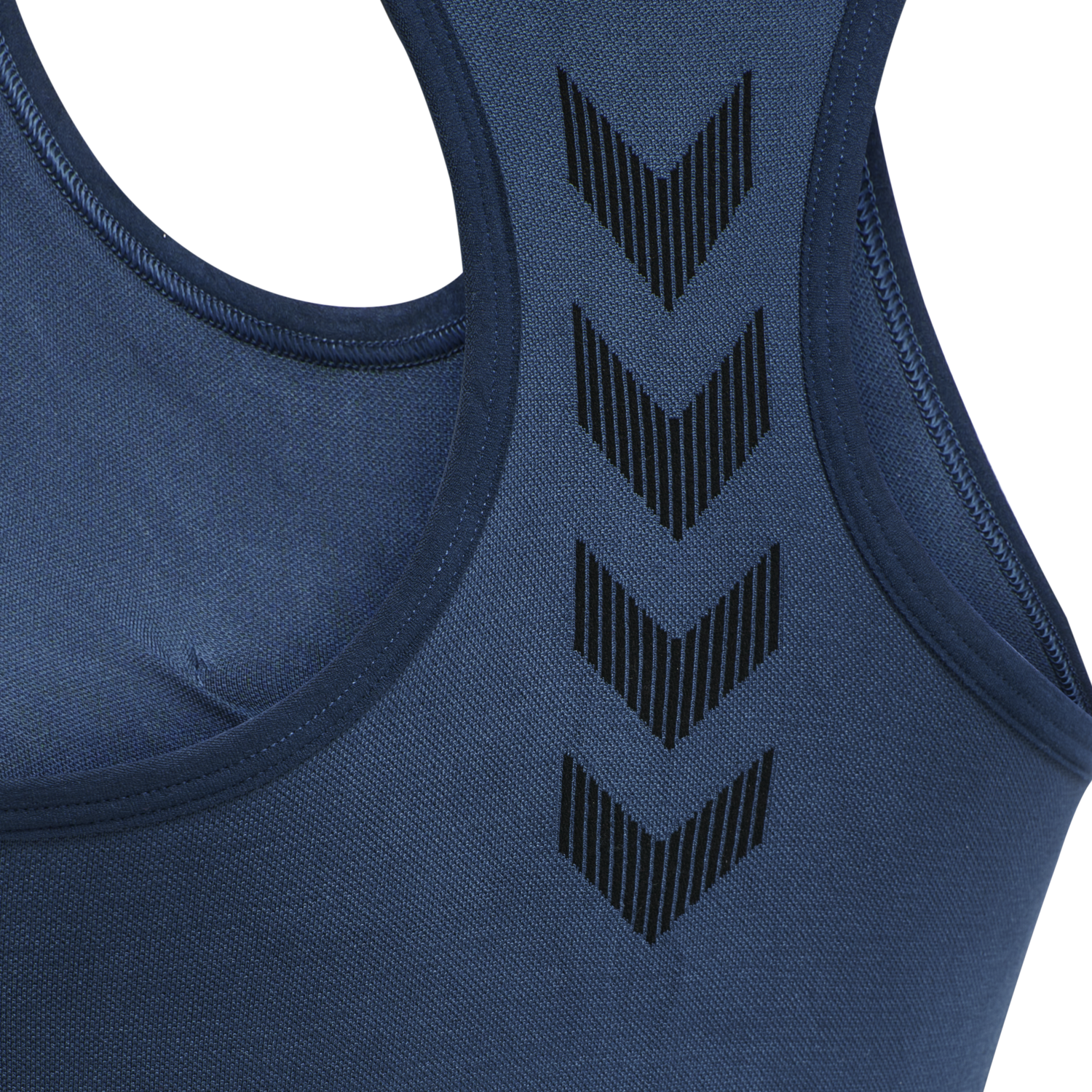 HUMMEL FIRST SEAMLESS BRA WOMAN, DARK DENIM, packshot