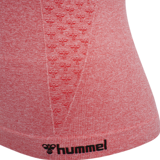 hmlCI SEAMLESS TOP, SUGAR CORAL MELANGE, packshot