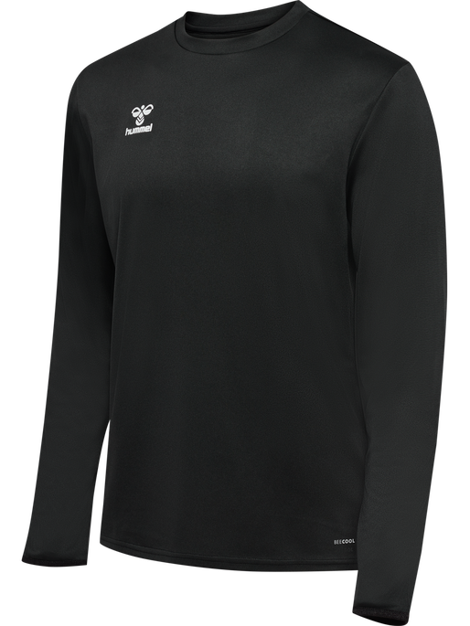 hmlESSENTIAL SWEATSHIRT, BLACK hmlESSENTIAL SWEATSHIRT, BLACK, packshot