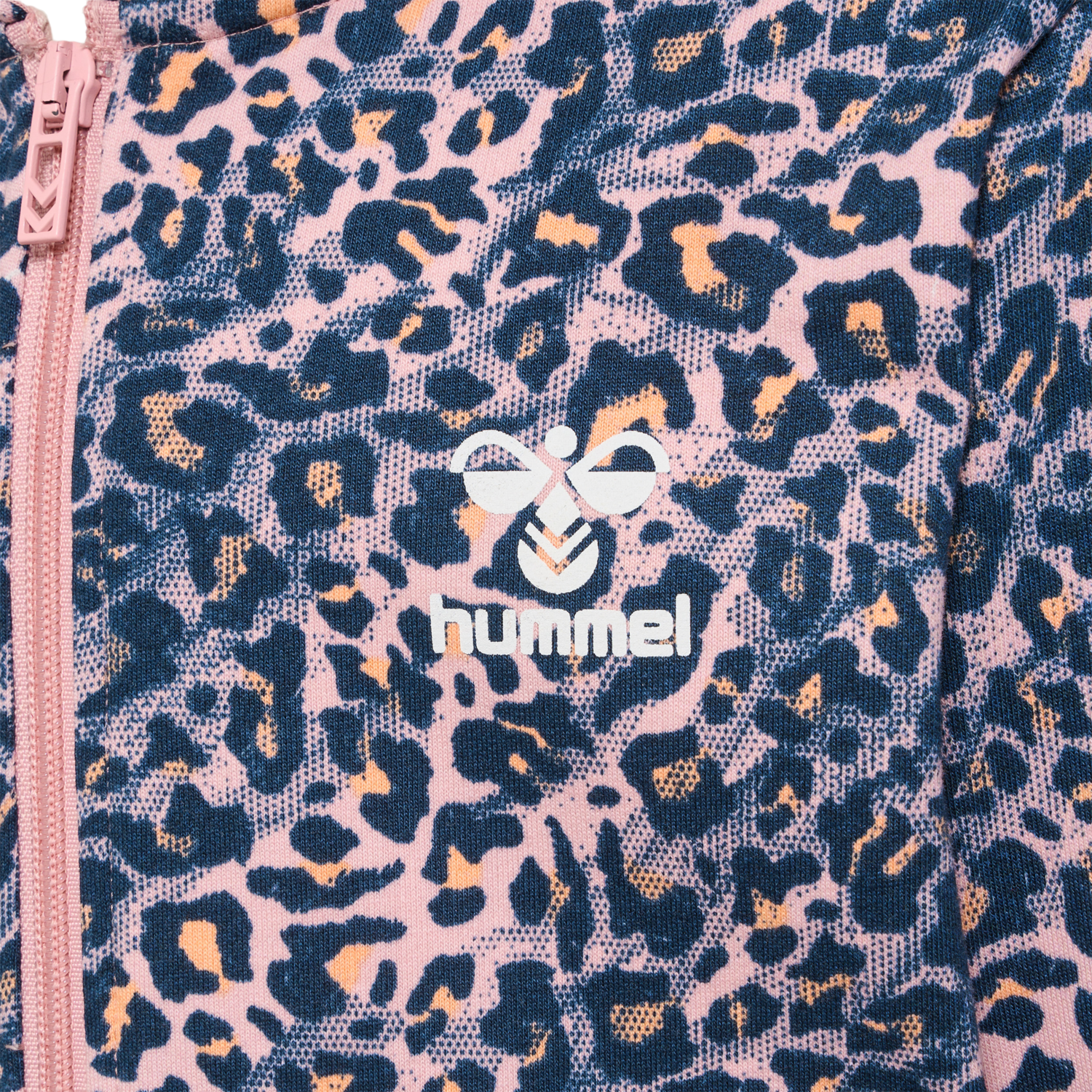 hmlFSK SMILE ZIP JACKET, BLACK IRIS/ZEPHYR, packshot