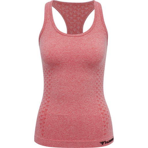 hmlCI SEAMLESS TOP, SUGAR CORAL MELANGE, packshot