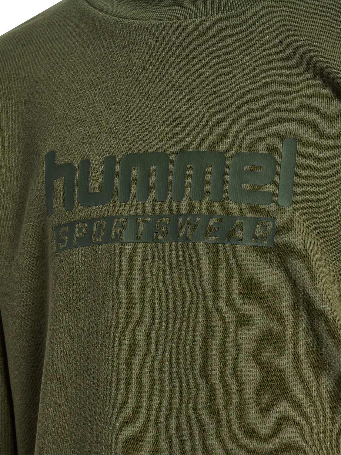 hmlJR BASE SWEATSHIRT, WINTER MOSS, packshot