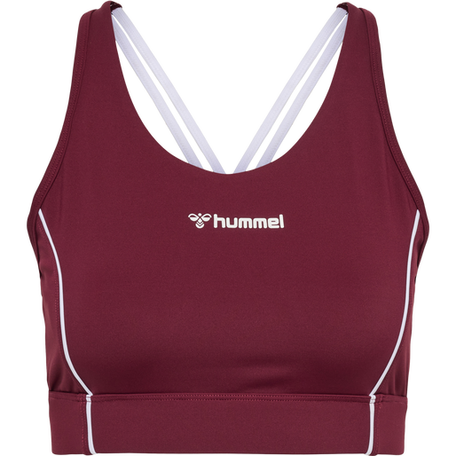 hmlMT FLASH SPORTS BRA, ZINFANDEL, packshot