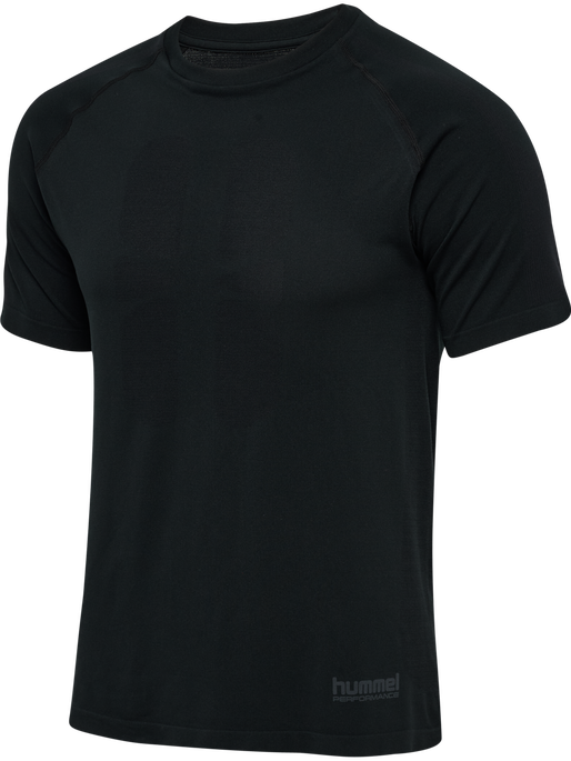 hmlHIIT SEAMLESS T-SHIRT S/S, BLACK, packshot