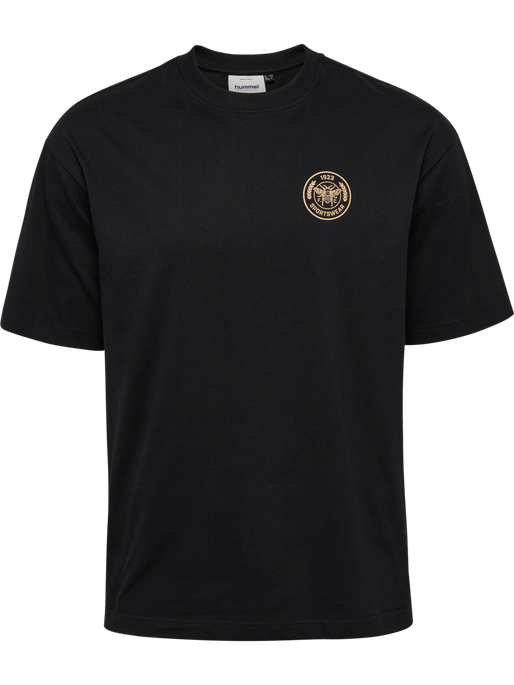hmlSWARM LOOSE T-SHIRT, BLACK, packshot