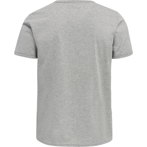 hmlIC DAYTON T-SHIRT, GREY MELANGE, packshot