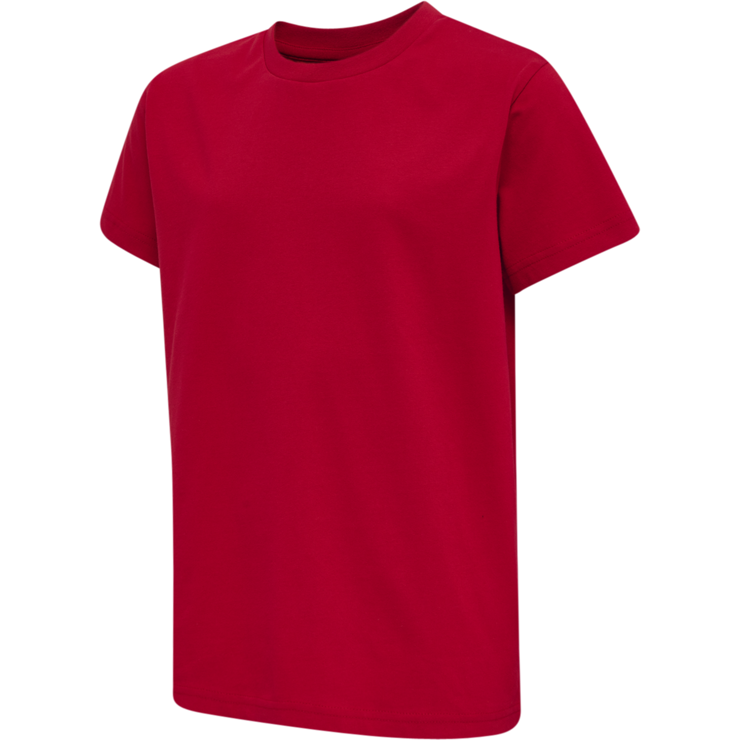 hmlRED BASIC T-SHIRT S/S KIDS, TANGO RED, packshot