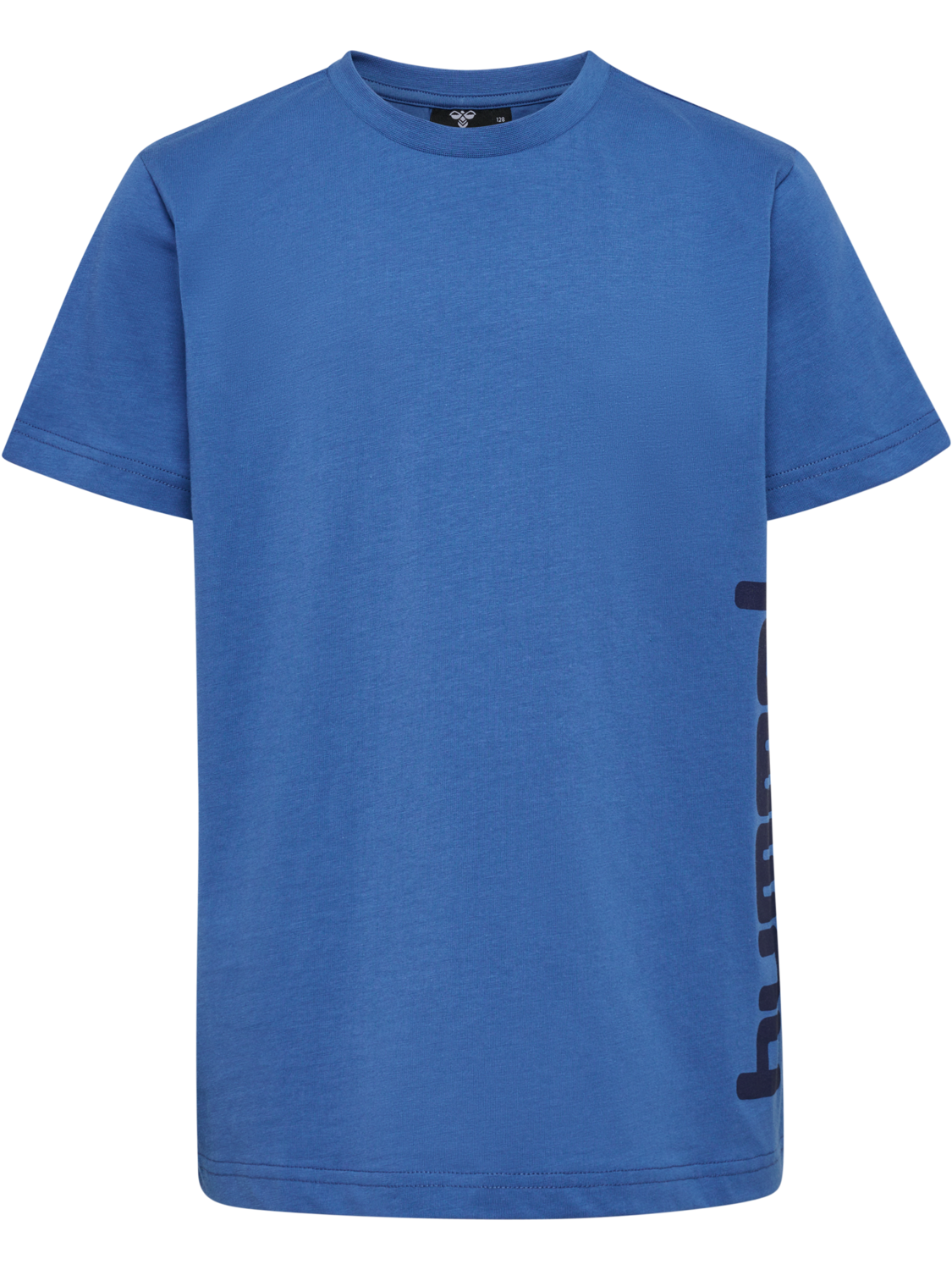 hmlPRINT T-SHIRT S/S, BRIGHT COBALT/BLACK IRIS, packshot