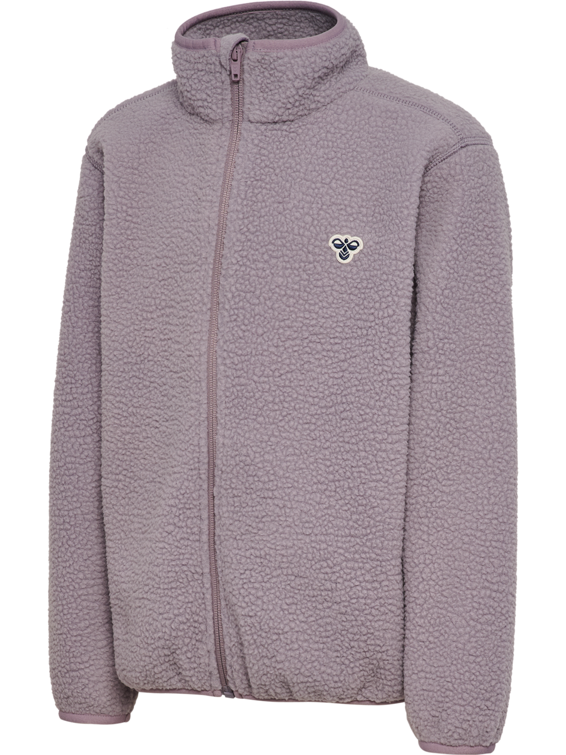hmlJR ATLAS FLEECE ZIP JACKET, GRAY RIDGE, packshot