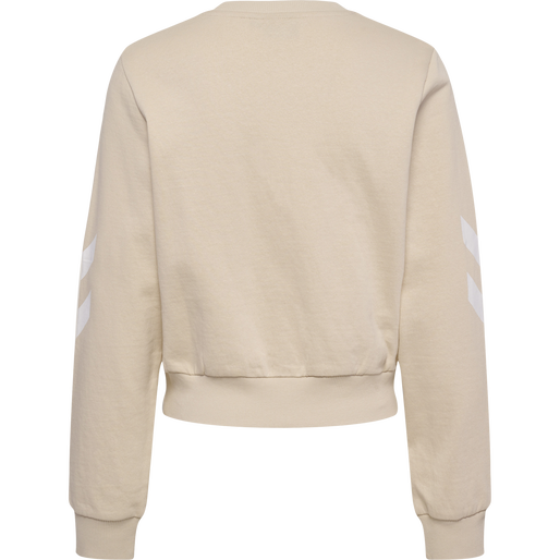 hmlLEGACY WOMAN SWEATSHIRT, PUMICE STONE, packshot