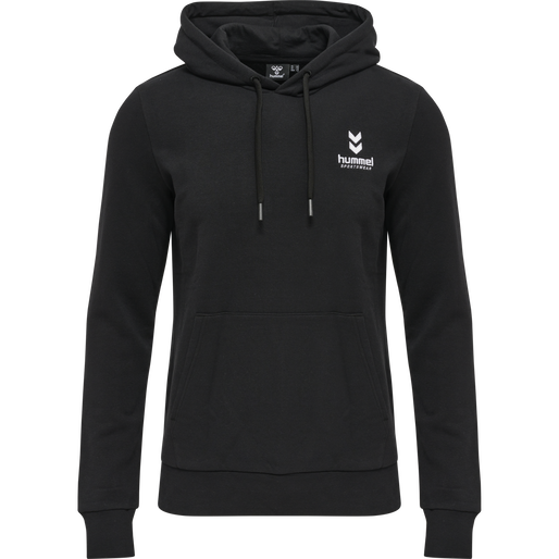 hmlOSCAR HOODIE, BLACK, packshot