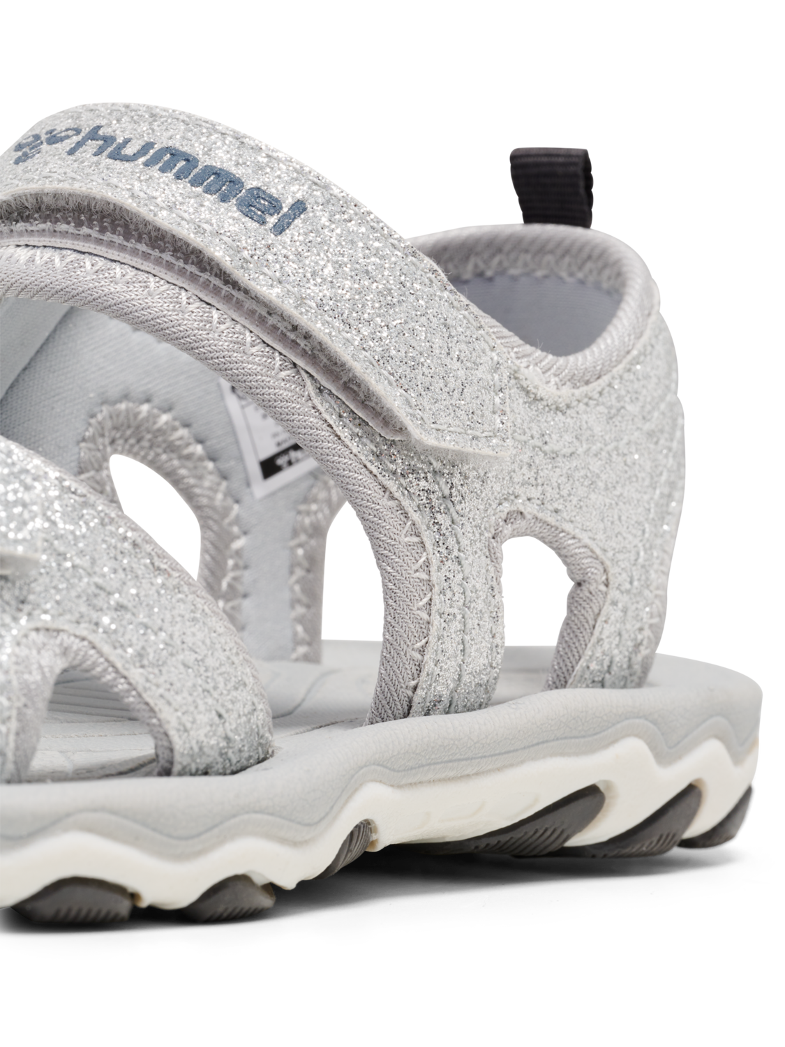 SANDAL GLITTER JR, SILVER, packshot