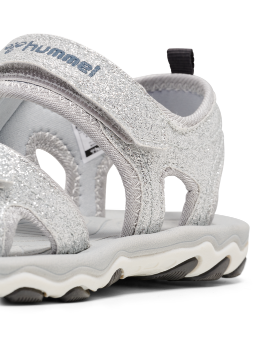 SANDAL GLITTER JR, SILVER, packshot