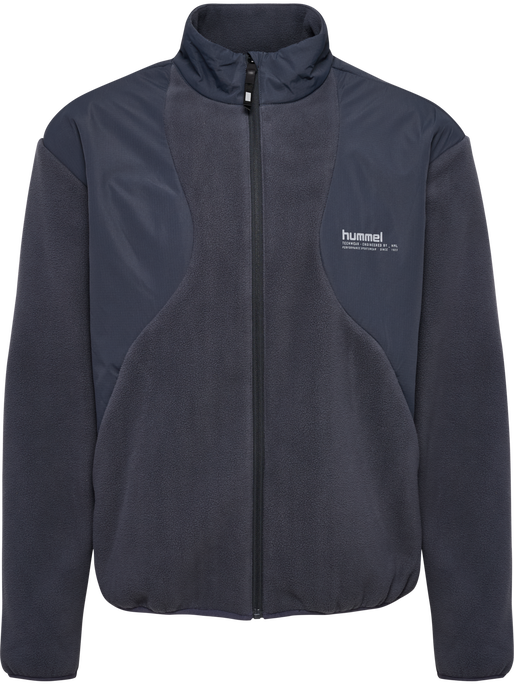 hmlHYBRID FLEECE JACKET, EBONY hmlHYBRID FLEECE JACKET, EBONY, packshot