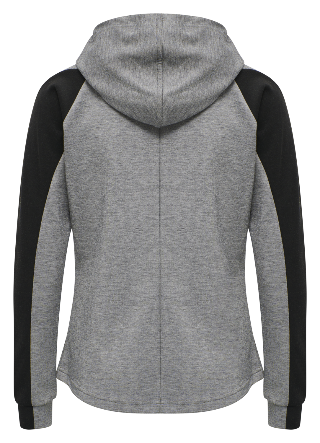 hmlESSI ZIP HOODIE, GREY MELANGE, packshot