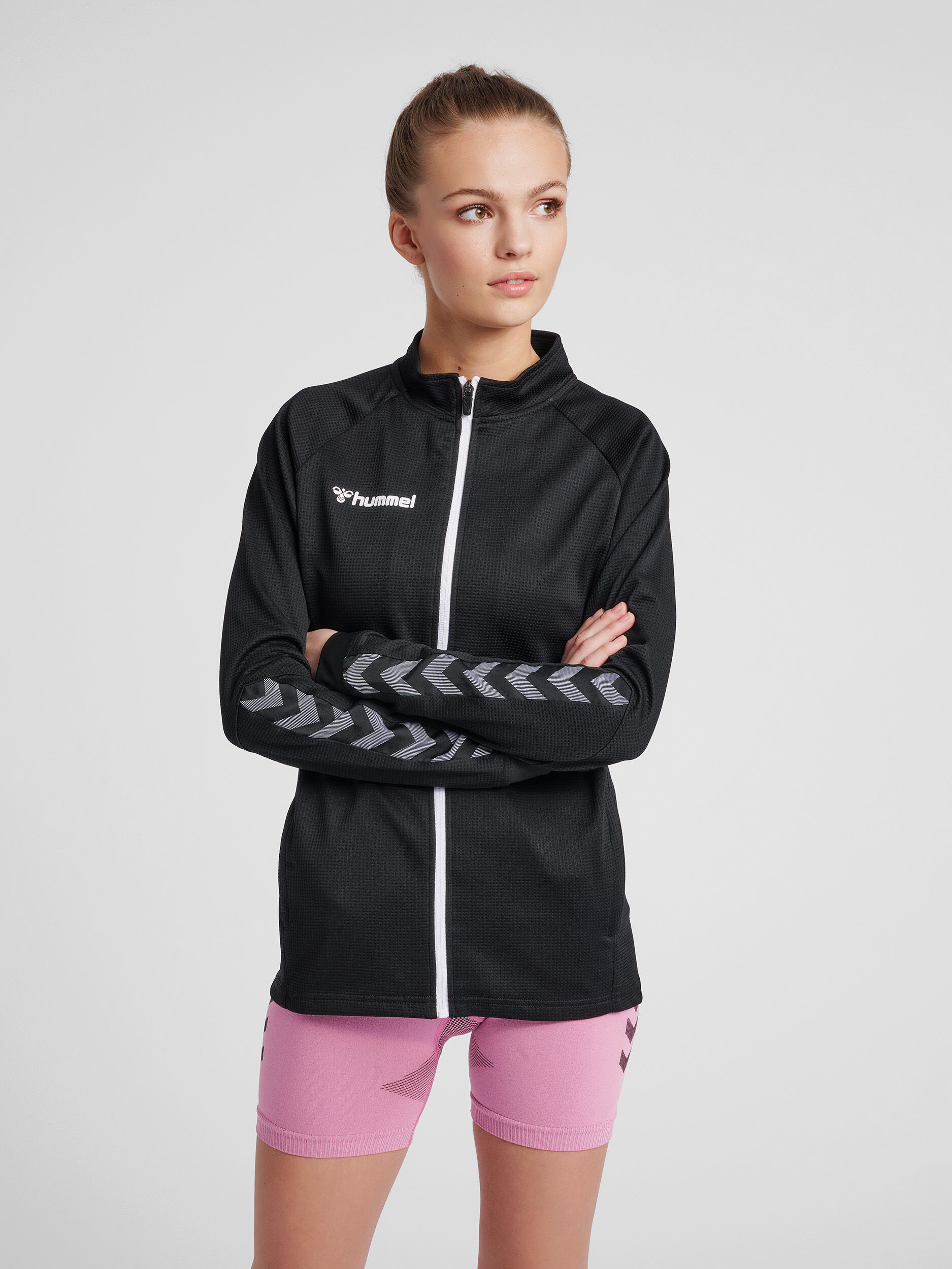 Hummel authentic charge discount poly zip jacket