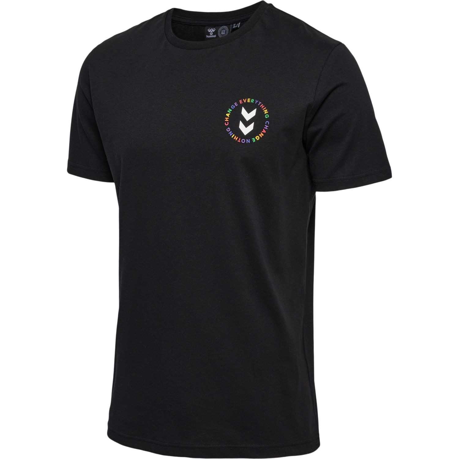 hmlEVERYTHING NOTHING T-SHIRT, BLACK, packshot