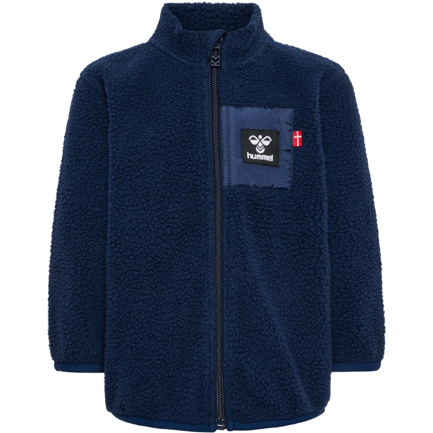 hmlATLAS ZIP JACKET, BLACK IRIS, packshot