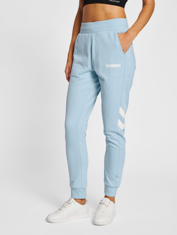 hmlLEGACY WOMAN TAPERED PANTS, CELESTIAL BLUE, model