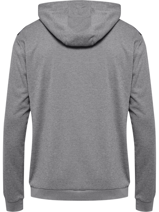 hmlAUTHENTIC PL HOODIE, GREY MELANGE, packshot