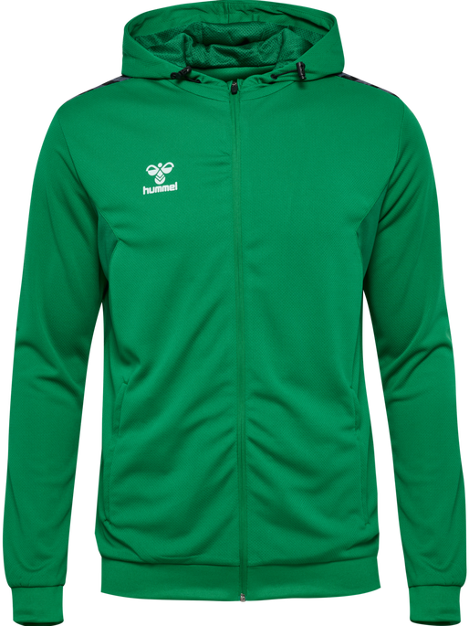 hmlAUTHENTIC PL ZIP HOODIE, JELLY BEAN, packshot