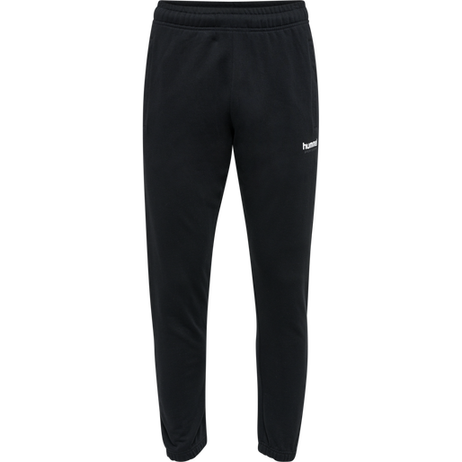 hmlLGC AUSTIN REGULAR PANTS, BLACK hmlLGC AUSTIN REGULAR PANTS, BLACK, packshot