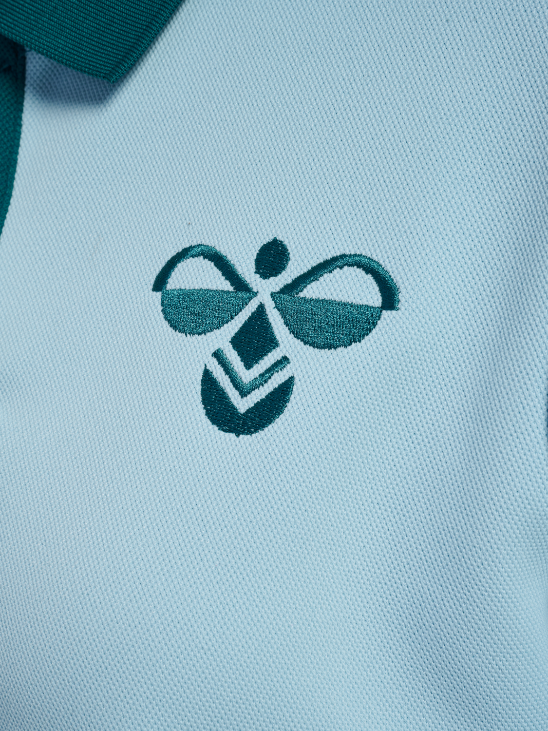 Piqu&eacute; Polo Longsleeve, LIGHT BLUE, packshot