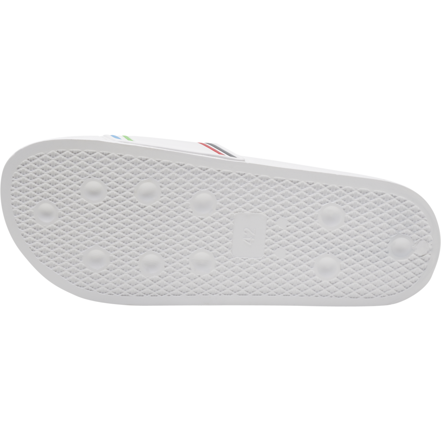 POOL SLIDE RETRO, WHITE, packshot