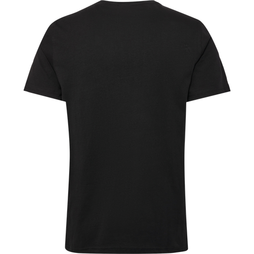 hmlICONS GRAPHIC T-SHIRT, BLACK, packshot