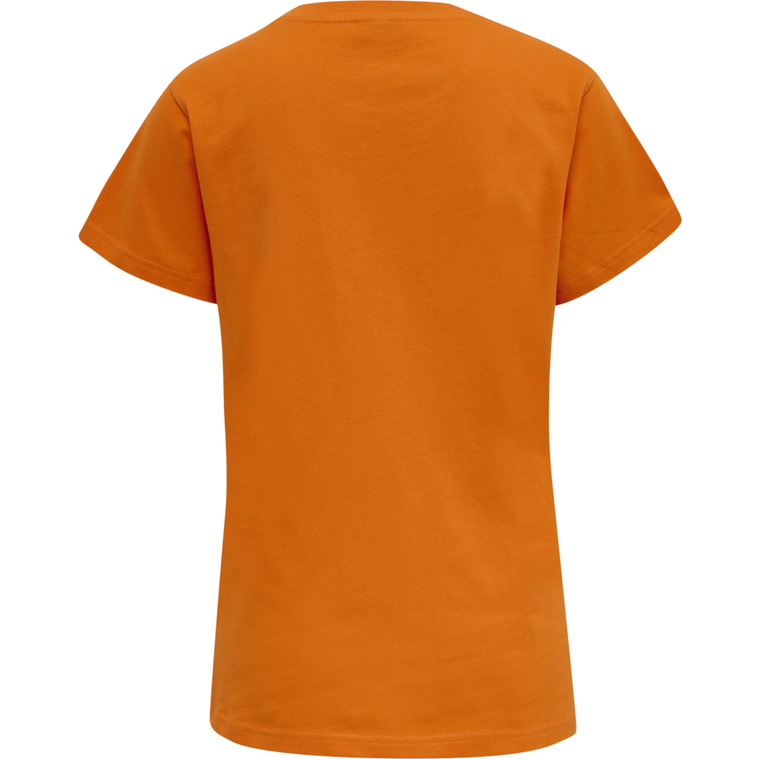 hmlRED BASIC T-SHIRT S/S WOMAN, ORANGE TIGER, packshot