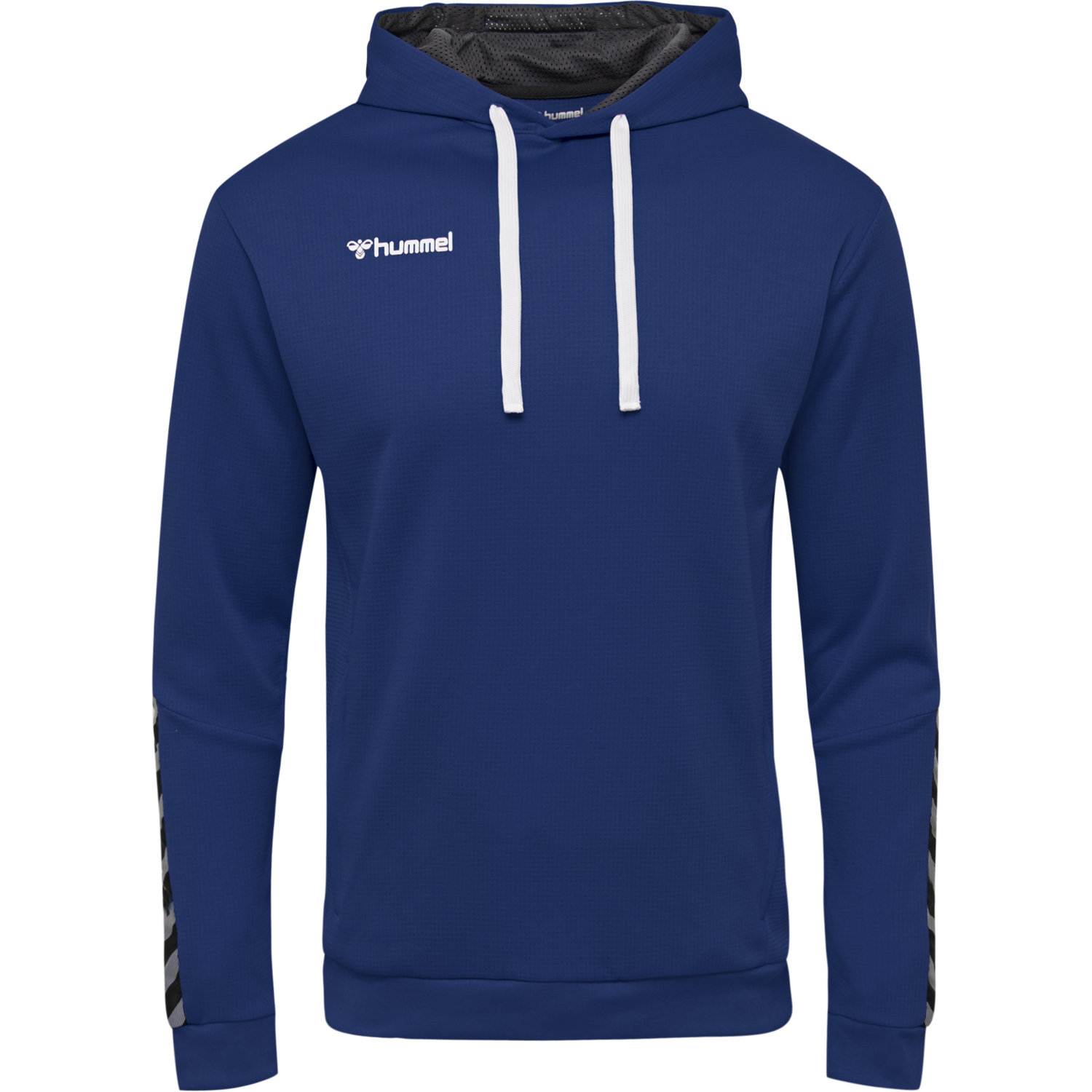 hmlAUTHENTIC POLY HOODIE, TRUE BLUE, packshot