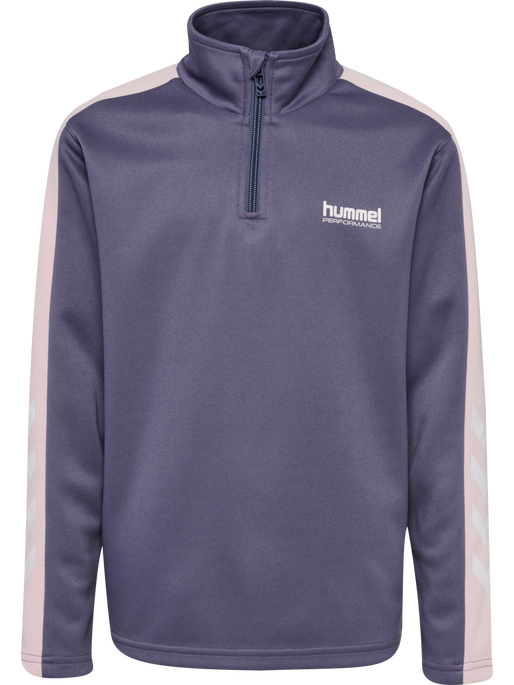 hmlJR GOAL HALFZIP, HERON hmlJR GOAL HALFZIP, HERON, packshot
