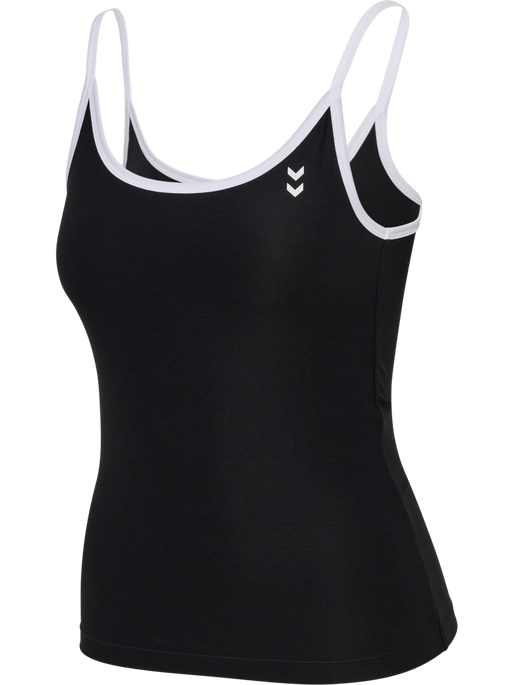 hmlPULSE CIMA STRAP TOP, BLACK hmlPULSE CIMA STRAP TOP, BLACK, packshot
