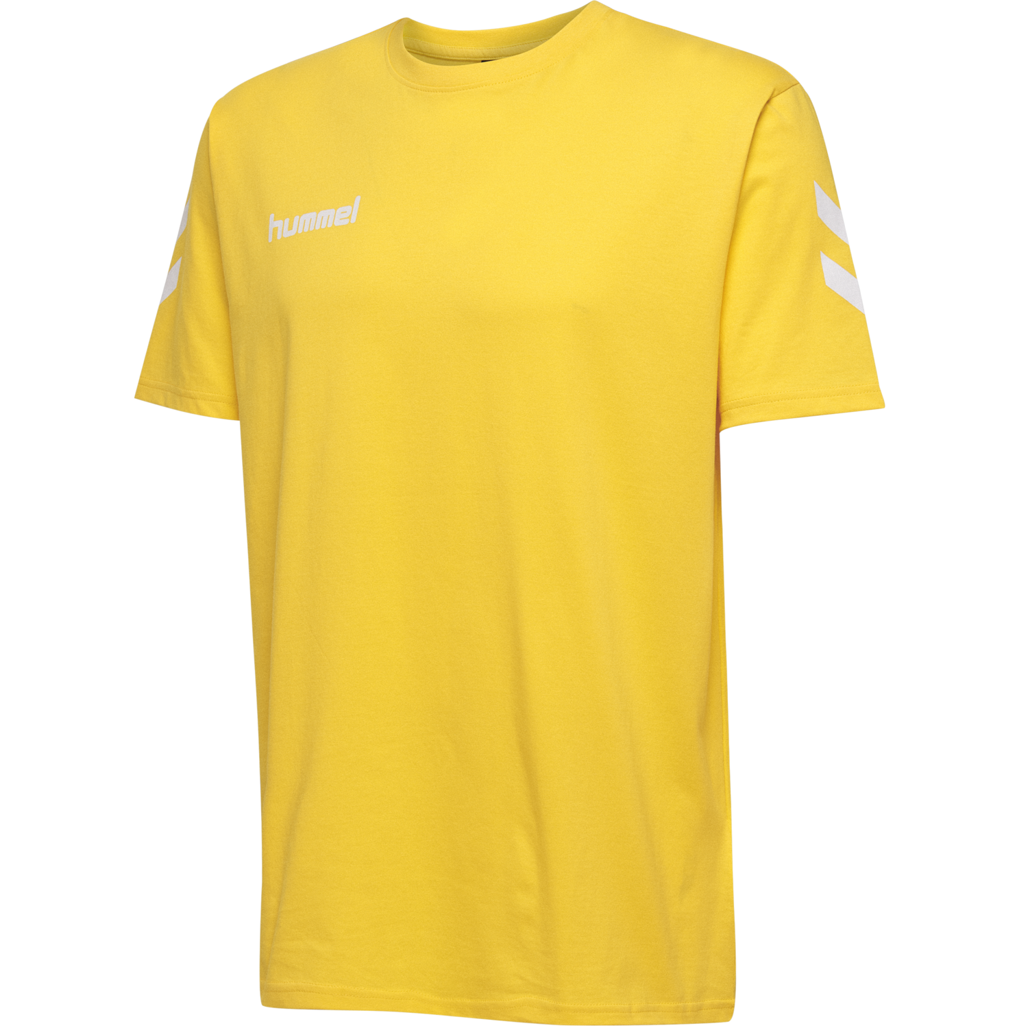 HMLGO KIDS COTTON T-SHIRT S/S, SPORTS YELLOW, packshot