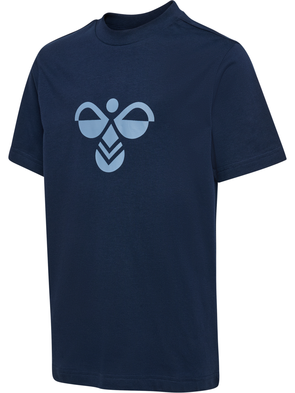 hmlJR REG TUKAS 2-PACK T-SHIRT S/S, DRESS BLUES/FLINT STONE, packshot