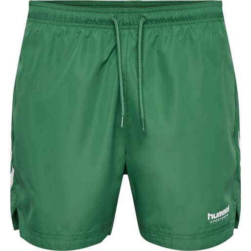 hmlLGC NED SWIM SHORTS, FOLIAGE GREEN, packshot
