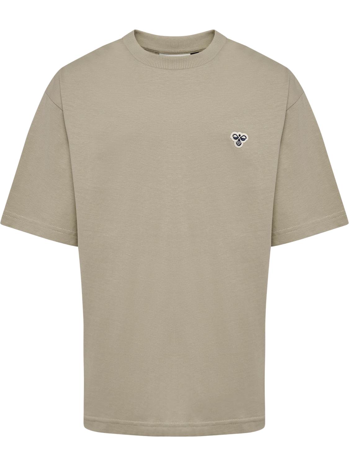 hmlJR LOOSE T-SHIRT S/S BEE, VINTAGE KHAKI, packshot