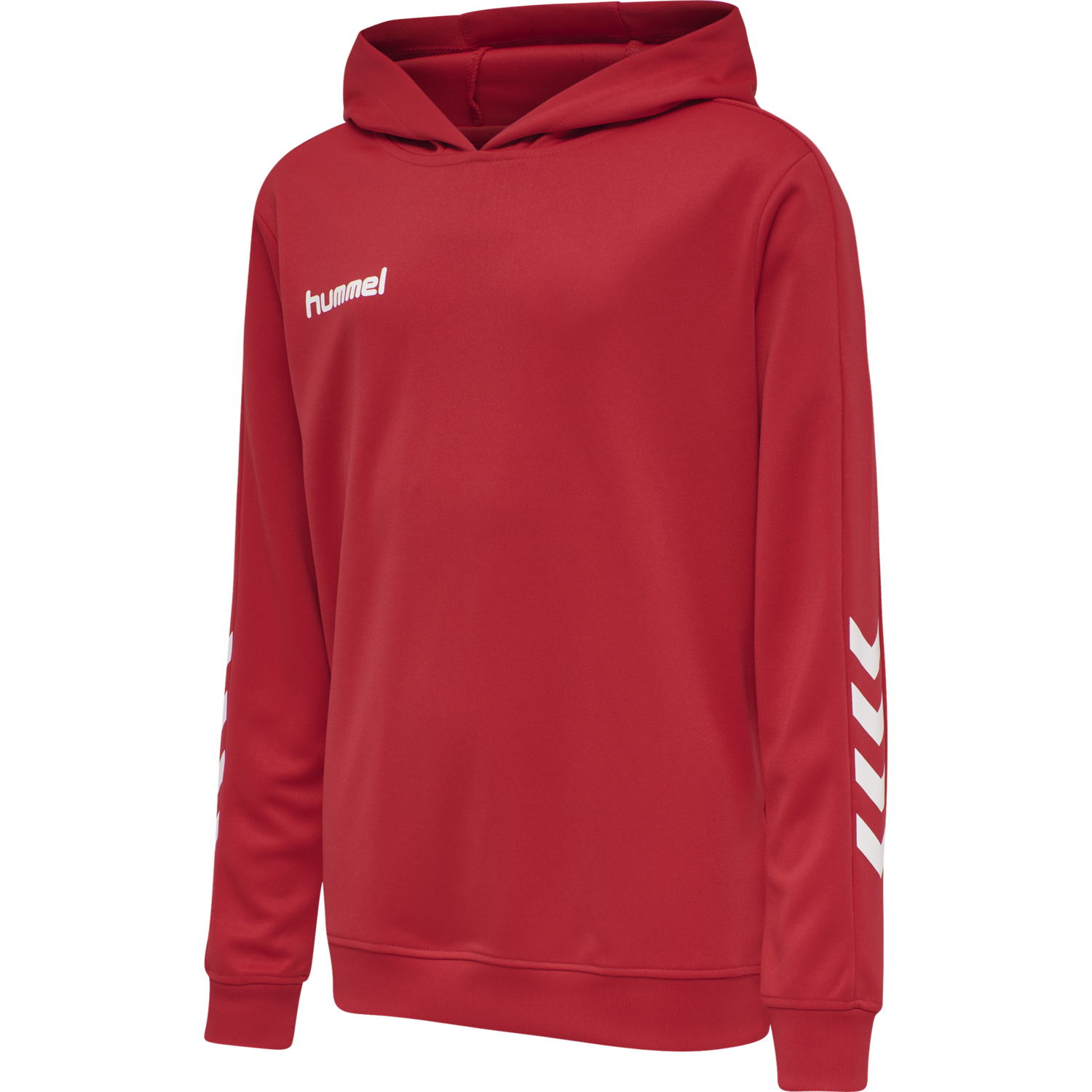 hmlPROMO KIDS POLY HOODIE, TRUE RED, packshot