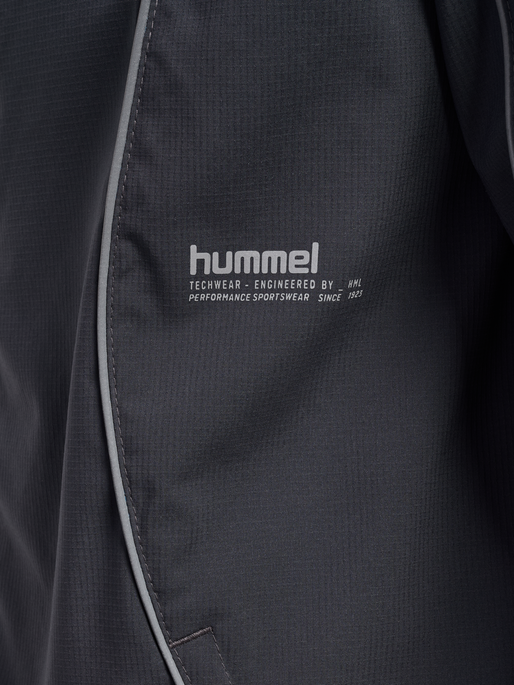 hmlPULSE WOVEN ZIP JACKET, EBONY hmlPULSE WOVEN ZIP JACKET, EBONY, packshot