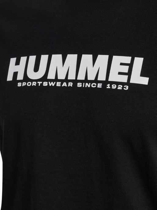 hmlLEGACY T-SHIRT, BLACK, packshot