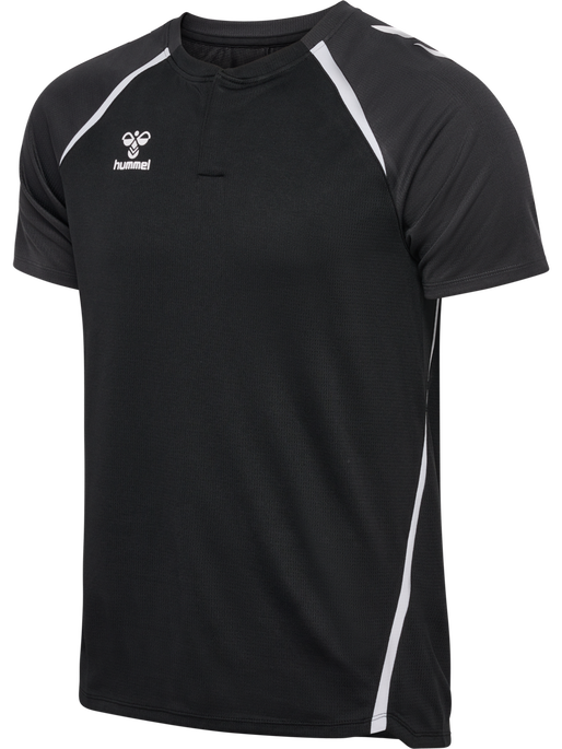 hmlLEAD 2.0 POLO, BLACK/ASPHALT hmlLEAD 2.0 POLO, BLACK/ASPHALT, packshot