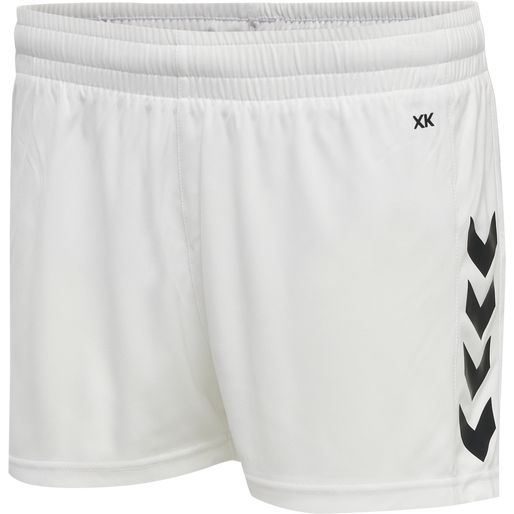 hmlCORE XK POLY SHORTS WOMAN, WHITE hmlCORE XK POLY SHORTS WOMAN, WHITE, packshot